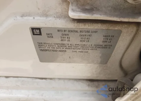 2009 Cadillac Cts Standard from USA, damaged, VIN 1G6DF577690148265